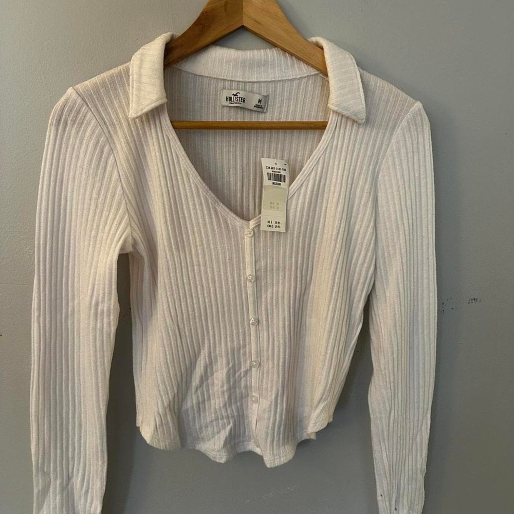 Hollister‎ Cropped Collared Shirt